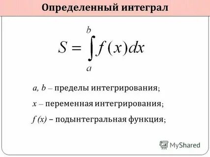 Подынтегральное выражение интеграла