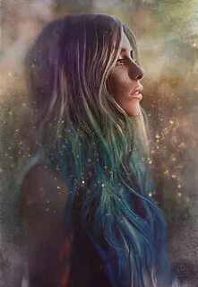 Painted girl