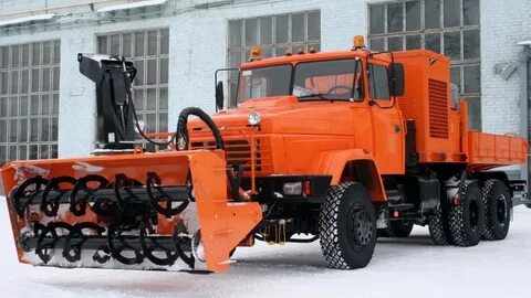 Снегоуборочная машина картинка