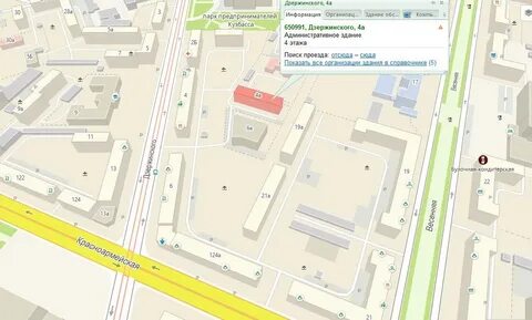 Дзержинский показать на карте