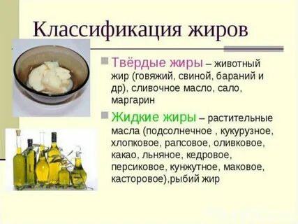 Масла примеры