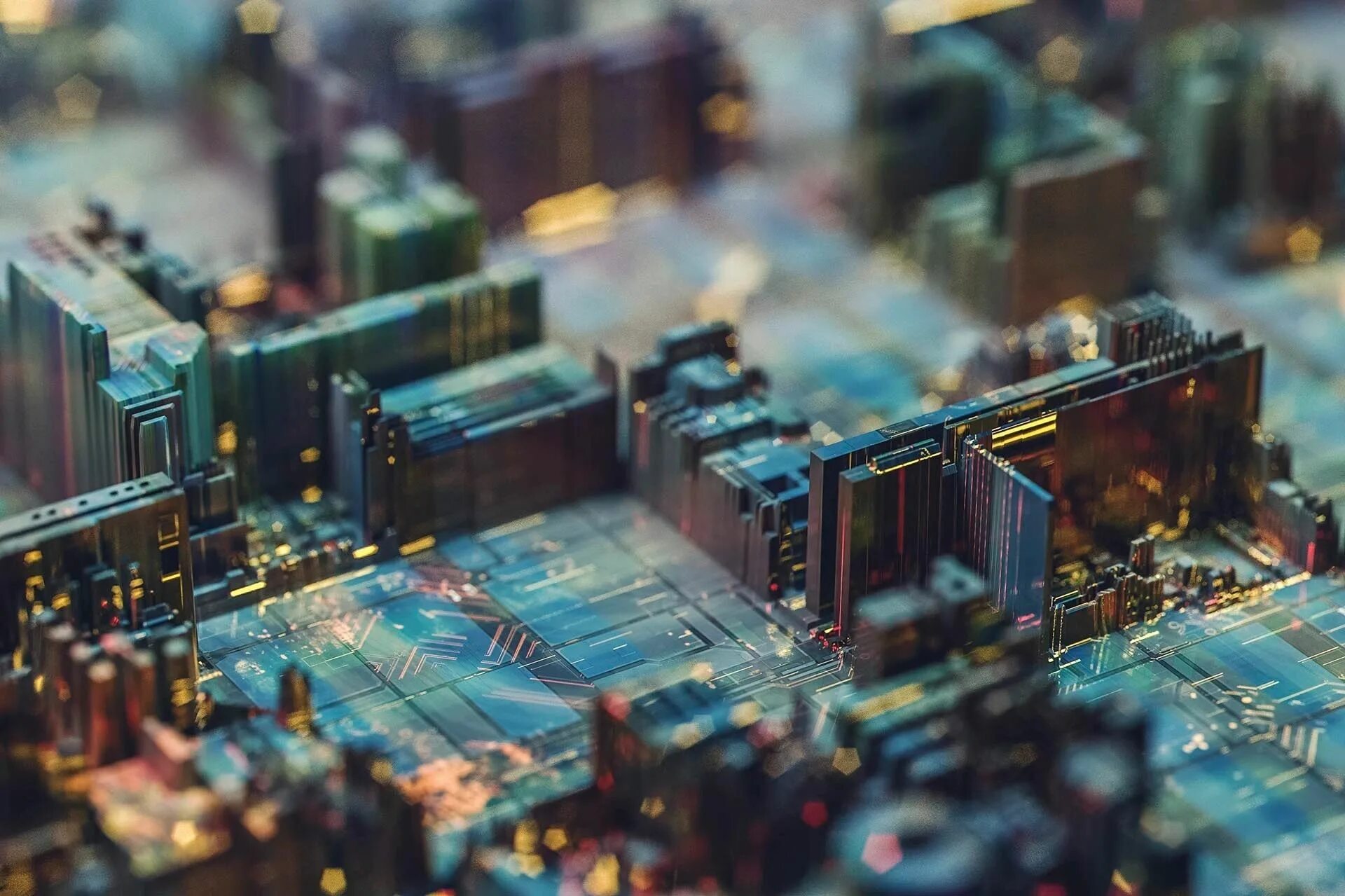Стена из микросхем. Город из материнской платы. Город из микросхем. Город из микросхем. Декорации из микросхем.