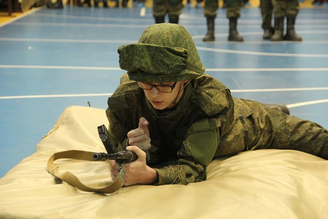 Военный урок в школе