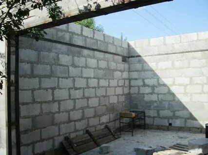 Гараж из пеноблоков своими руками пошаговая