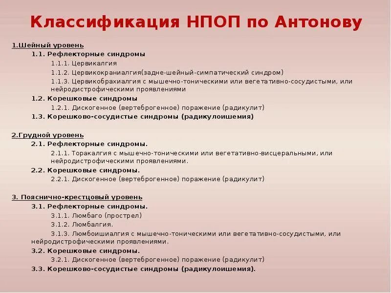 Мкб вертеброгенная