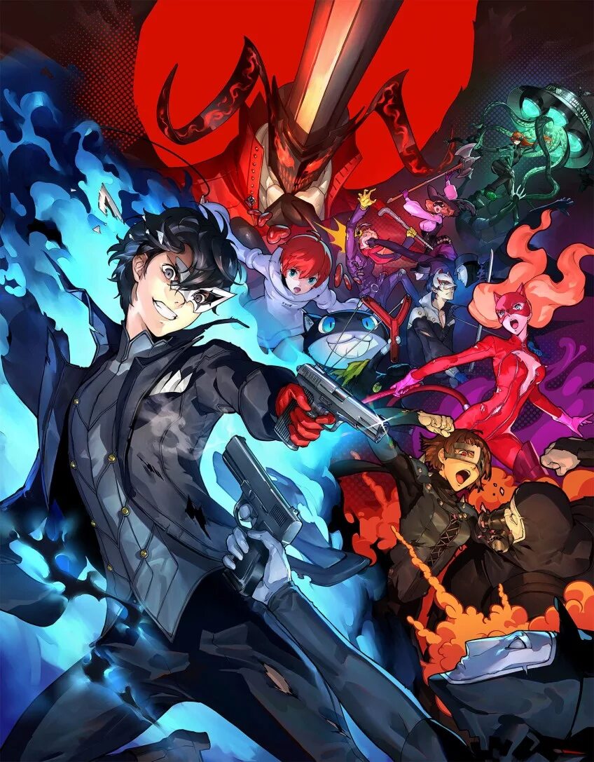 Persona phantom x дата выхода. Persona 5 Scramble the Phantom Strikers. Игра persona 5 Strikers. Persona 5 Scramble. Аниме persona 5 Strikers.