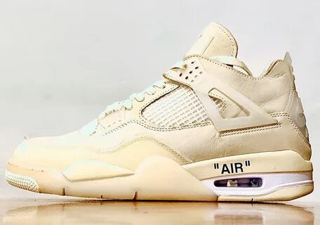 Off white x air jordan 4