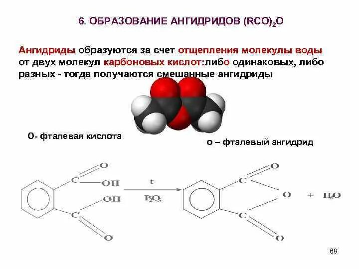 Реакция отщепления молекулы. Образование ангидрида. Ангидриды это в органической химии. Ангидрид в неорганической химии. Ангидриды карбоновых кислот.