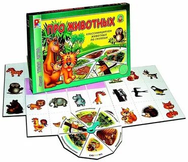 Настольная игра животные