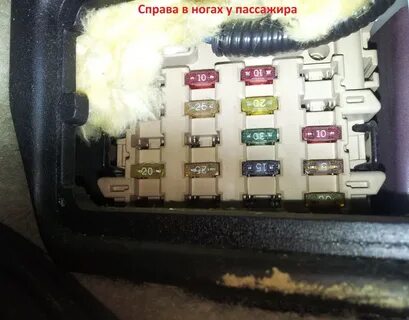 Тойота аристо предохранители