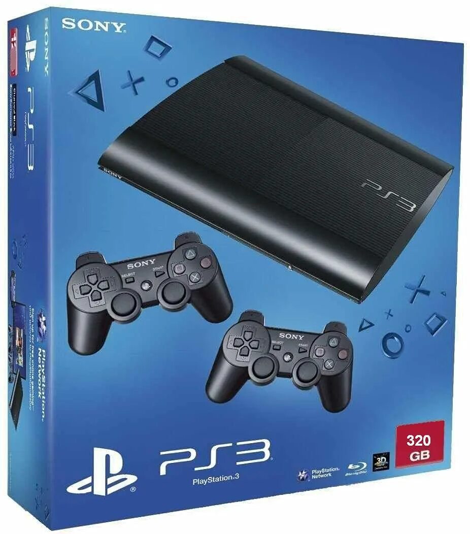 Sony playstation 3 характеристики. Sony PLAYSTATION 3 super Slim 500 ГБ. Игровая приставка Sony PLAYSTATION 3 super Slim 12 ГБ. 500 GB PLAYSTATION super Slim. PLAYSTATION 3 Slim 500gb.
