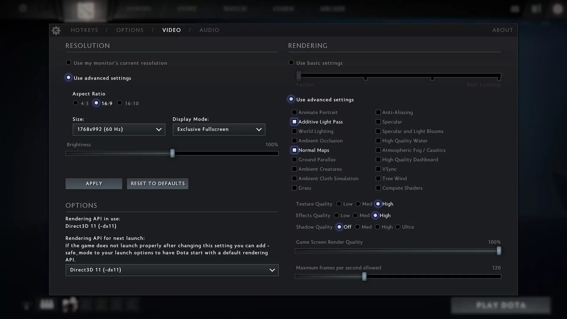 Отображение ФПС В дота 2. Параметры запуска разрешение экрана. Параметры запуска игры разрешение экрана. Высокие настройки дота 2. Запустить игру в разрешении