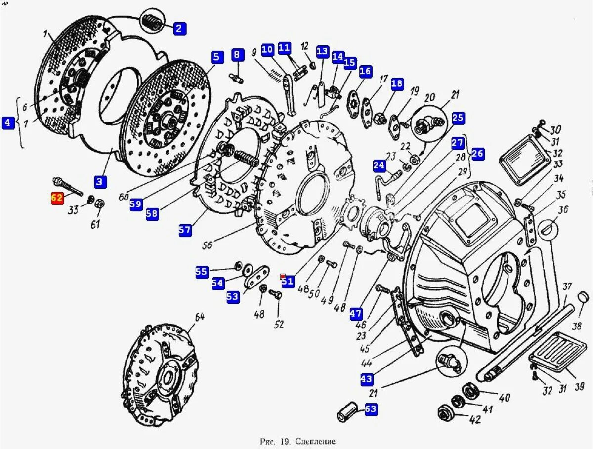 Сцепление МАЗ ЯМЗ 236. Диск сцепления ЯМЗ 238 двухдисковое. Схема сцепления ЯМЗ 236. Сцепление ЯМЗ 236 двухдисковое.