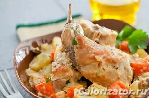 Рагу из кролика с овощами