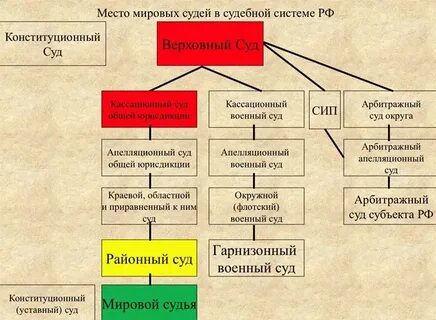 В вышестоящие инстанции в случае