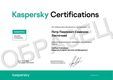 Kaspersky сертифицированные версии
