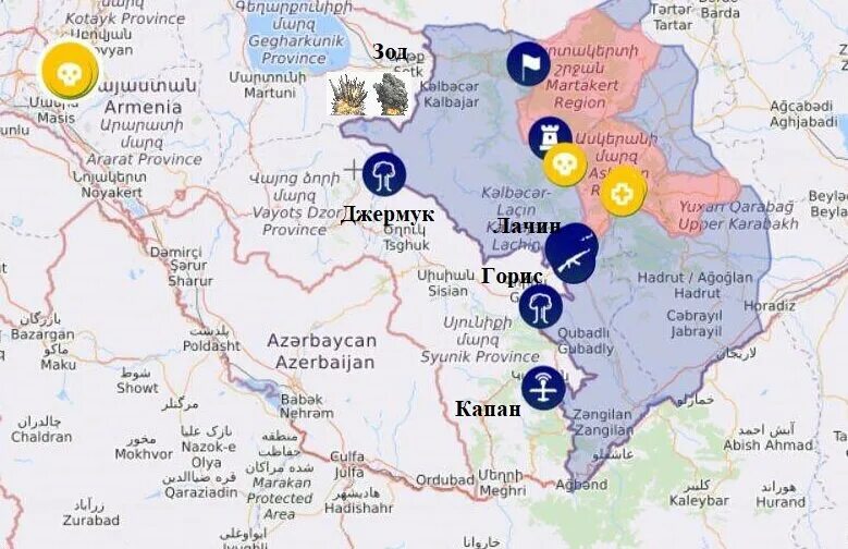 Какие карты работают в армении. Карта боевых действий армении и азербайджана. карта азербайджана и армении на русском языке. карта боевых действий в армении.