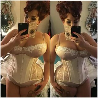 Lingerie: @affinitas Corset: @valkyriecorsets" Georgina Horne, Under D...