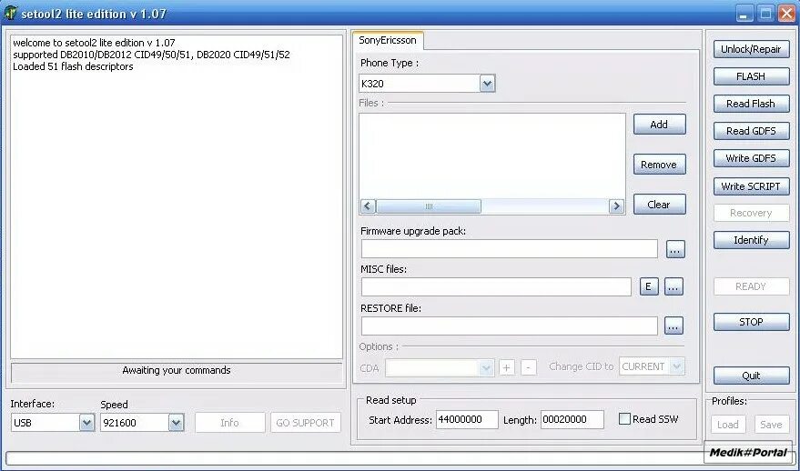 Flash database. Flash database