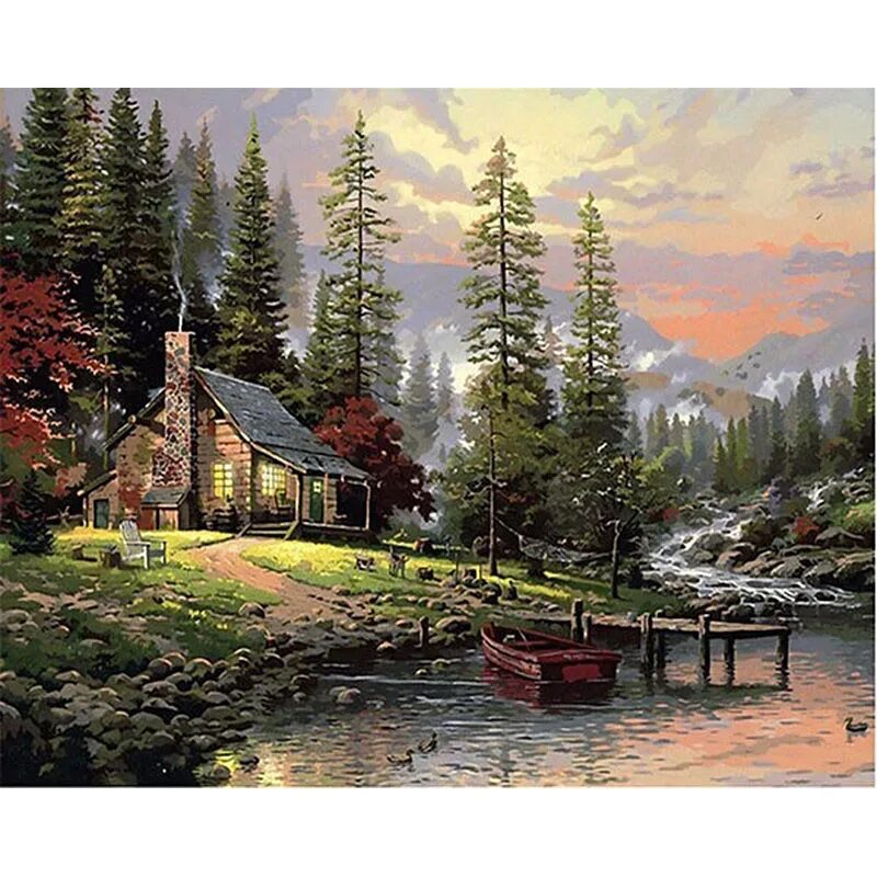 Painting by numbers. Painting by numbers