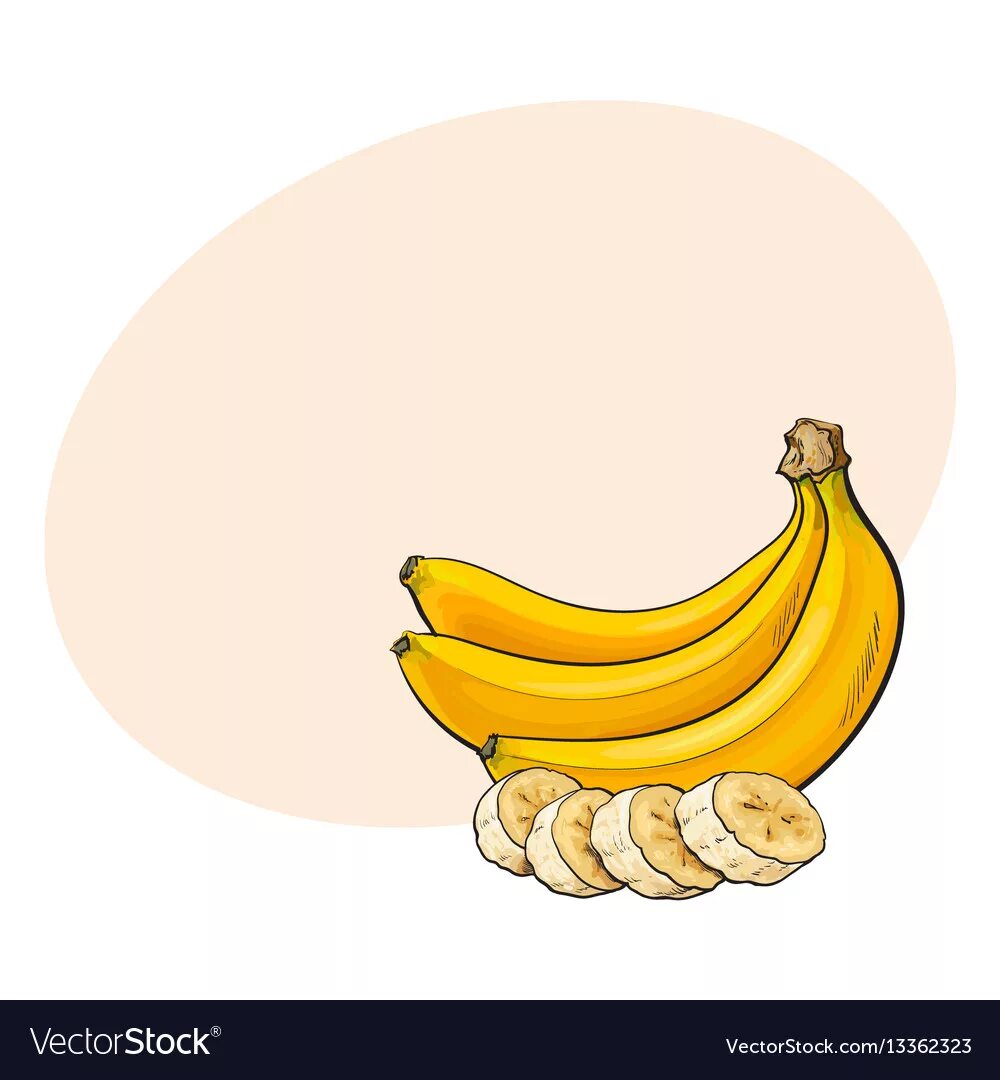 Пук 3. Спелый банан вектор. Дольки банана вектор. Банан вектор скетч. Банан нарисовать нарезанный.