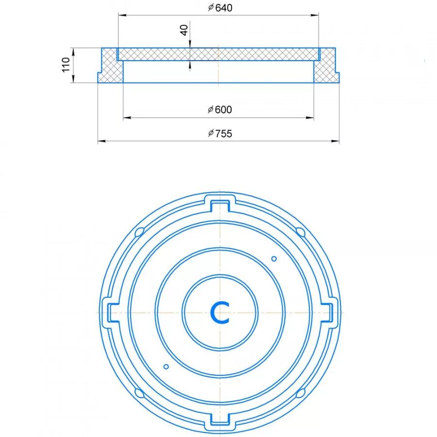 Люк 685 Размеры чертеж полимерно композитный. Люк полимерный 800мм чертеж. Люк канализационный полимерный диаметр крышки 1200-02. Люк полимерно-песчаный d d-760 чертеж. Толщина люка