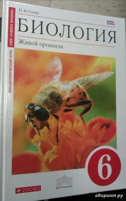 Биология 8 сонин читать. Биология 6 класс Сонин живой организм. Учебник биологии 6. Биология 6 класс Захаров Сонина.