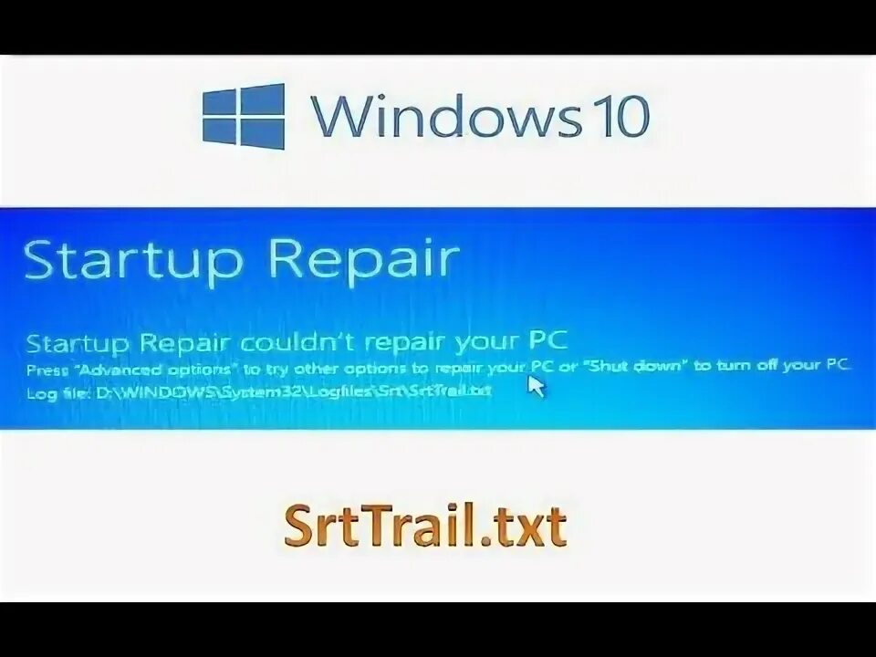 Srttrail txt windows 10