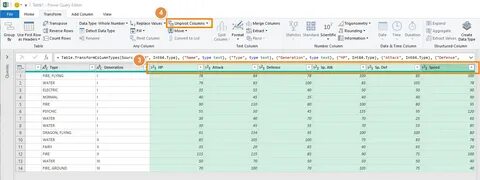 Power query number power