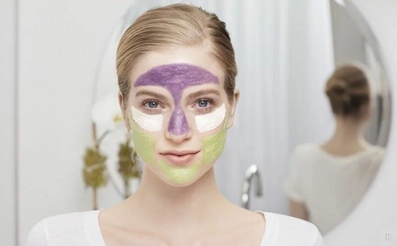 Зеленая т зона. Мультимаскинг artistry. Зоны лица т зона. Т-зона на лице. Т-зона на лице.