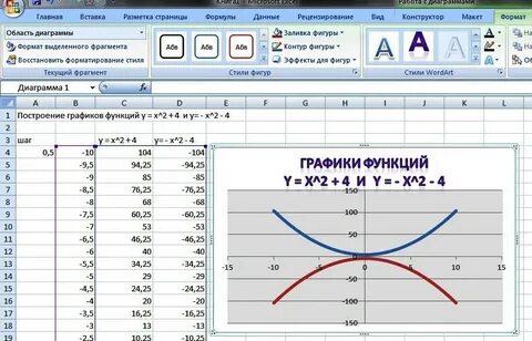 Как сделать зонтик в экселе