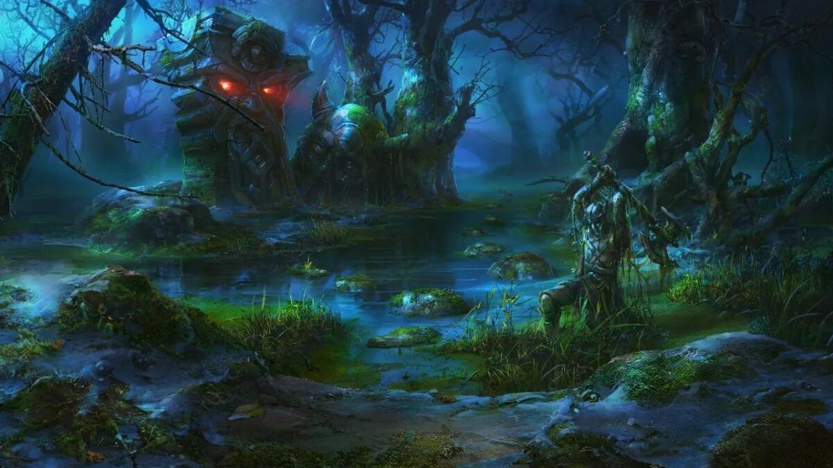 Болото арт. Болото арт. Болотный квест. Wow классик пылевые топи. Сказочное болото.