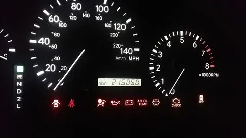 Лексус 300 ошибка