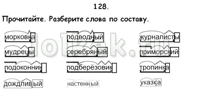 Что такое морфемный разбор слова 3 класс русский язык. Морфемный разбор слова 3 класс карточки. Разбор слова по составу 3 класс. Слова для морфемного разбора 3 класс. Простоватый морфемный разбор