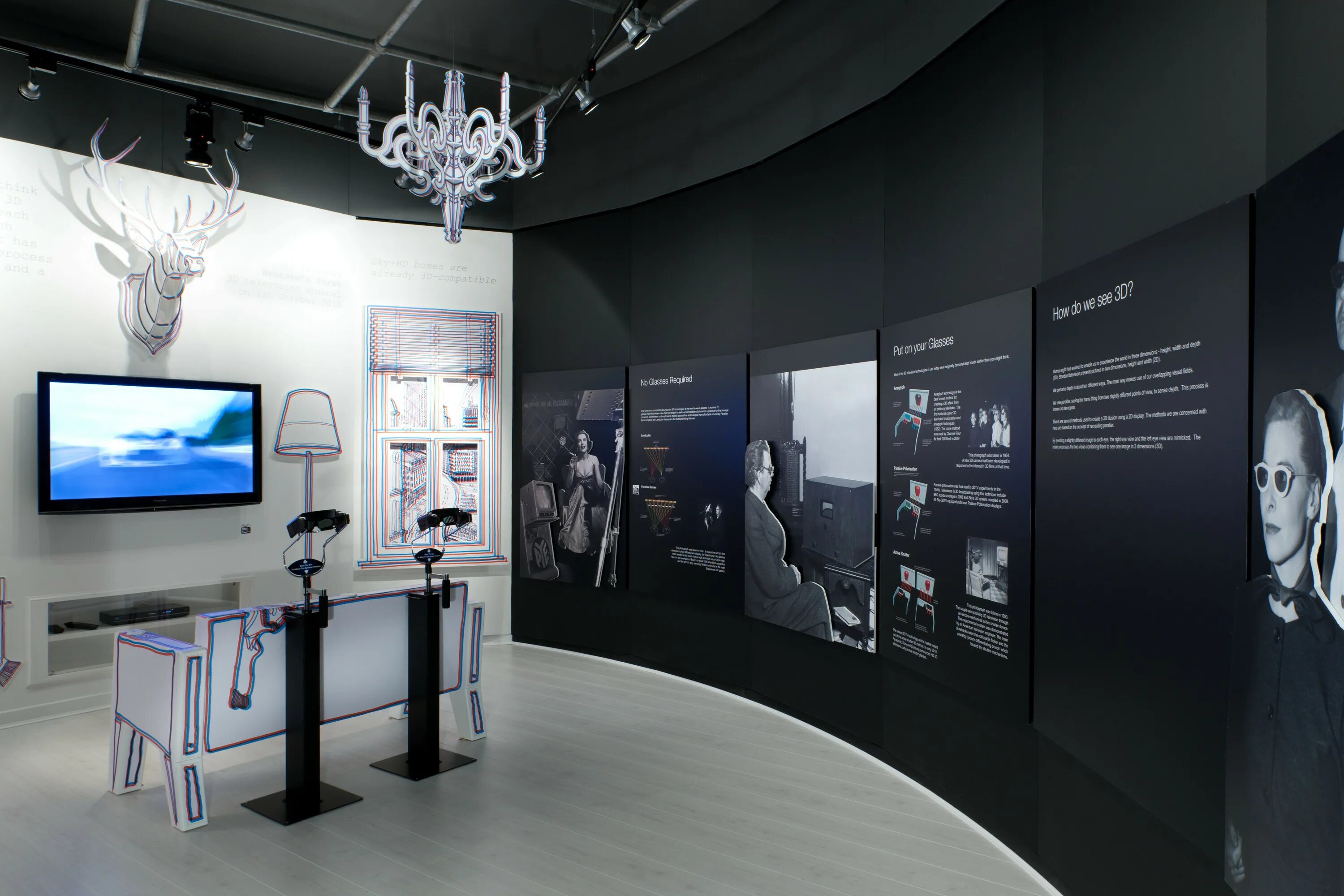 Метод экспозиции. Музей nrn design 3dtv. современные музейные стенды. современные экспозиции музея. выставочные стенды для музея.