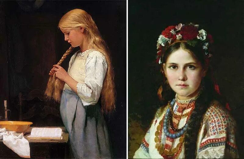 очелье киевская русь. женские привески древней руси. славянские женщины. маковский константин анна византийская. славянские девушки.