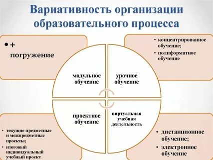 Вариативность воспитательного процесса