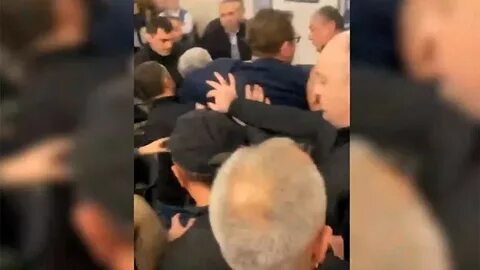 Драка в грузинском парламенте