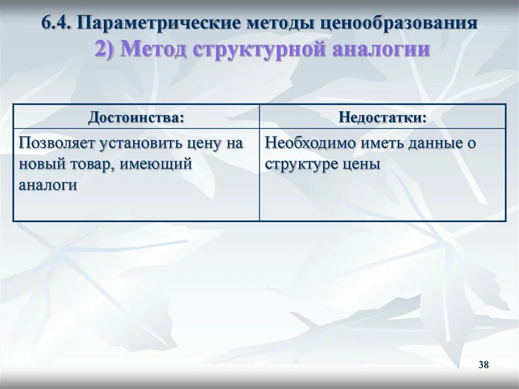 3 метод аналогий. 3 метод аналогий