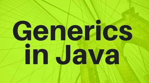 Generic java