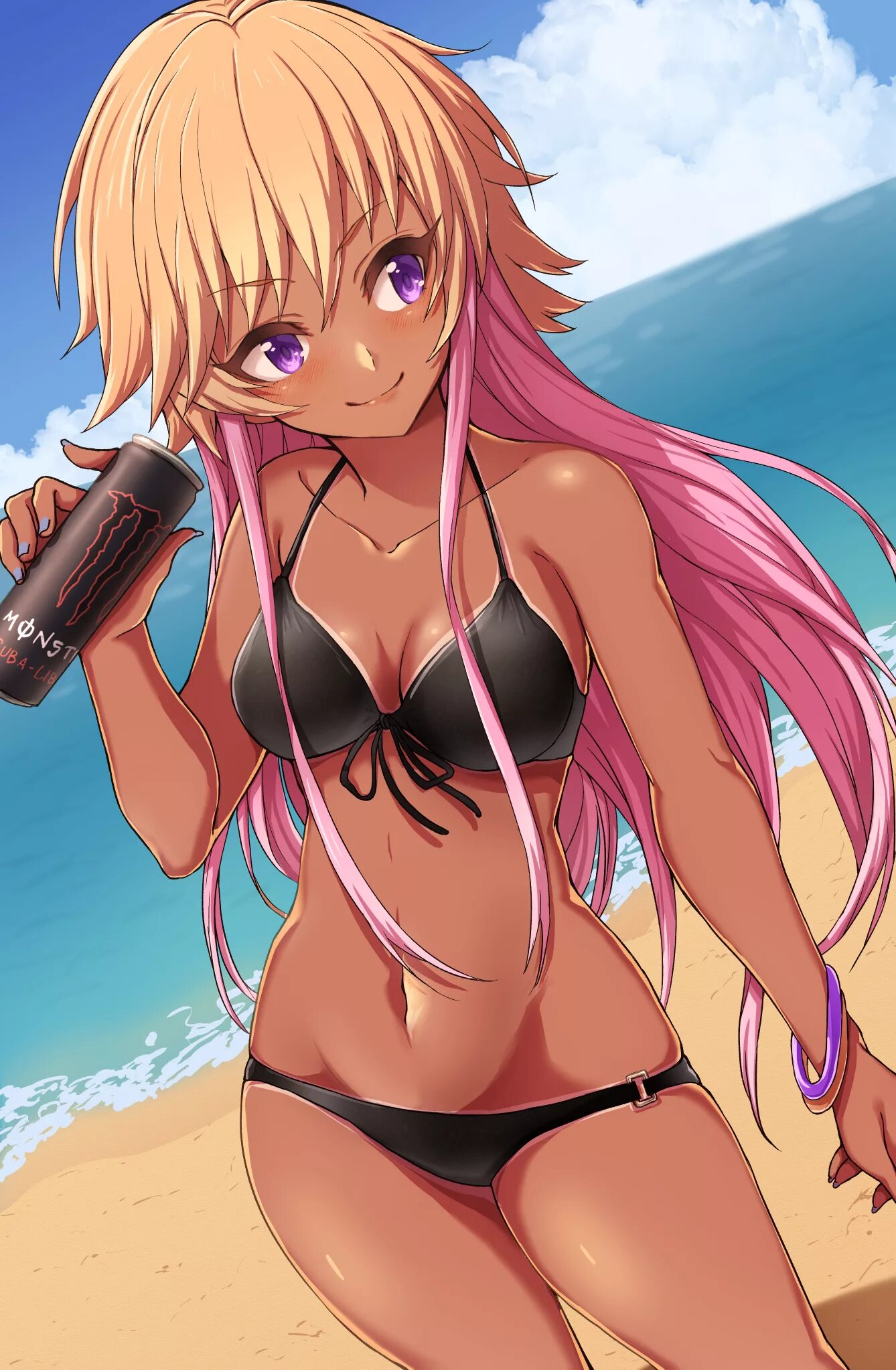 Аниме девушка с белыми волосами в купальнике. Загорелые тянки. Ёруити сихоин. Аниме девушки в купальниках. Азур лейн дакота.