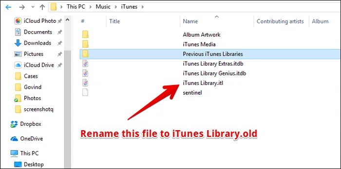 CSS библиотека ITUNES. Файл itunes library itl