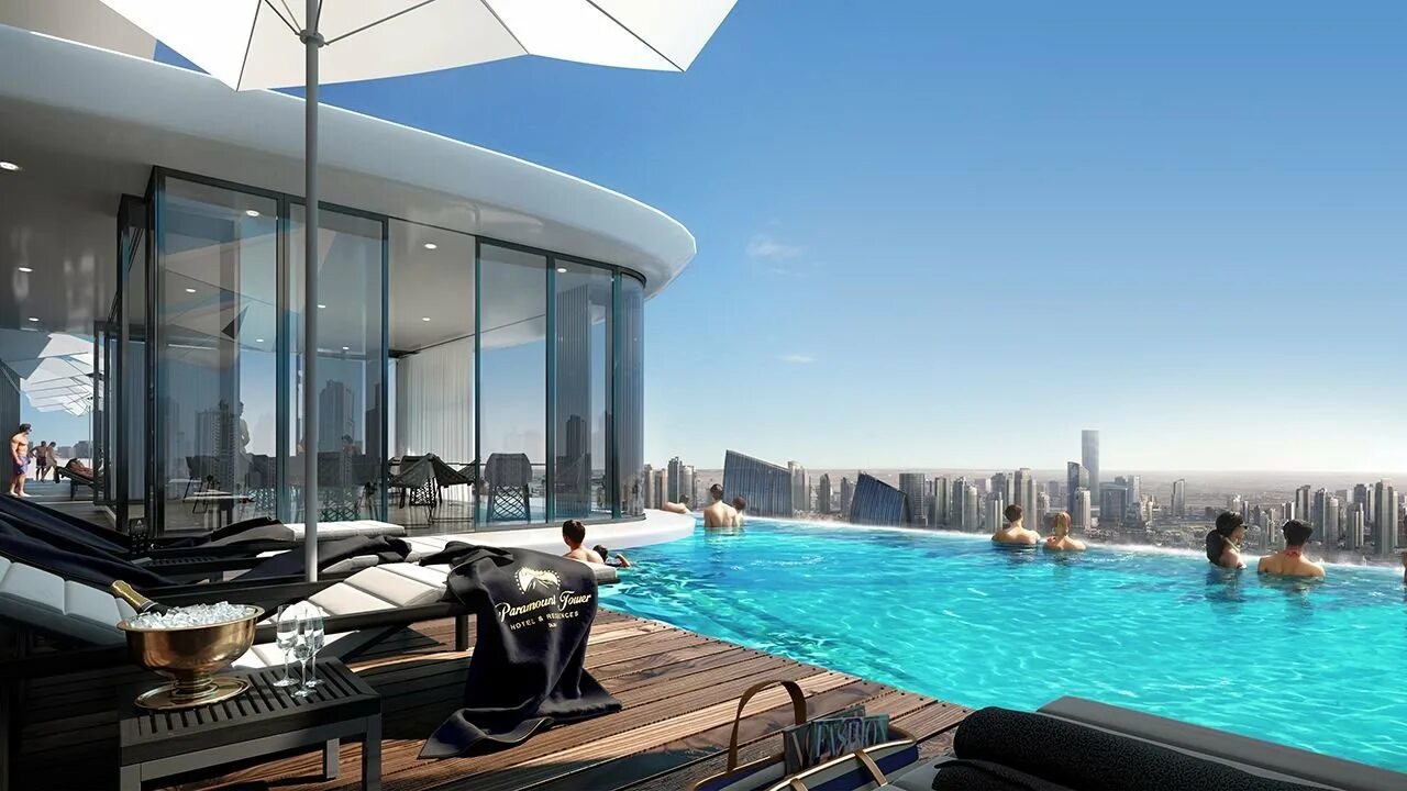 Отель в бурдж халифа дубай. Бурдж Халифа бассейн. Бурдж-Халифа Дубай бассейн. Резиденция DAMAC Bay Dubai. Paramount Tower Dubai апартаменты.
