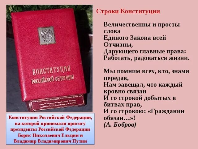 Единый текст 1 класс. Главные строки Конституции. Строки из Конституции. Первая строчка в Конституции. Закон един для всех.