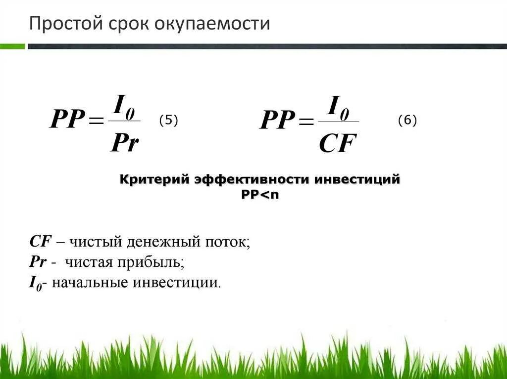 Расчет был прост. Срок окупаемости инвестиций формула. Период окупаемости инвестиционного проекта формула. Срок окупаемости вложений формула PP. Как посчитать срок окупаемости проекта.