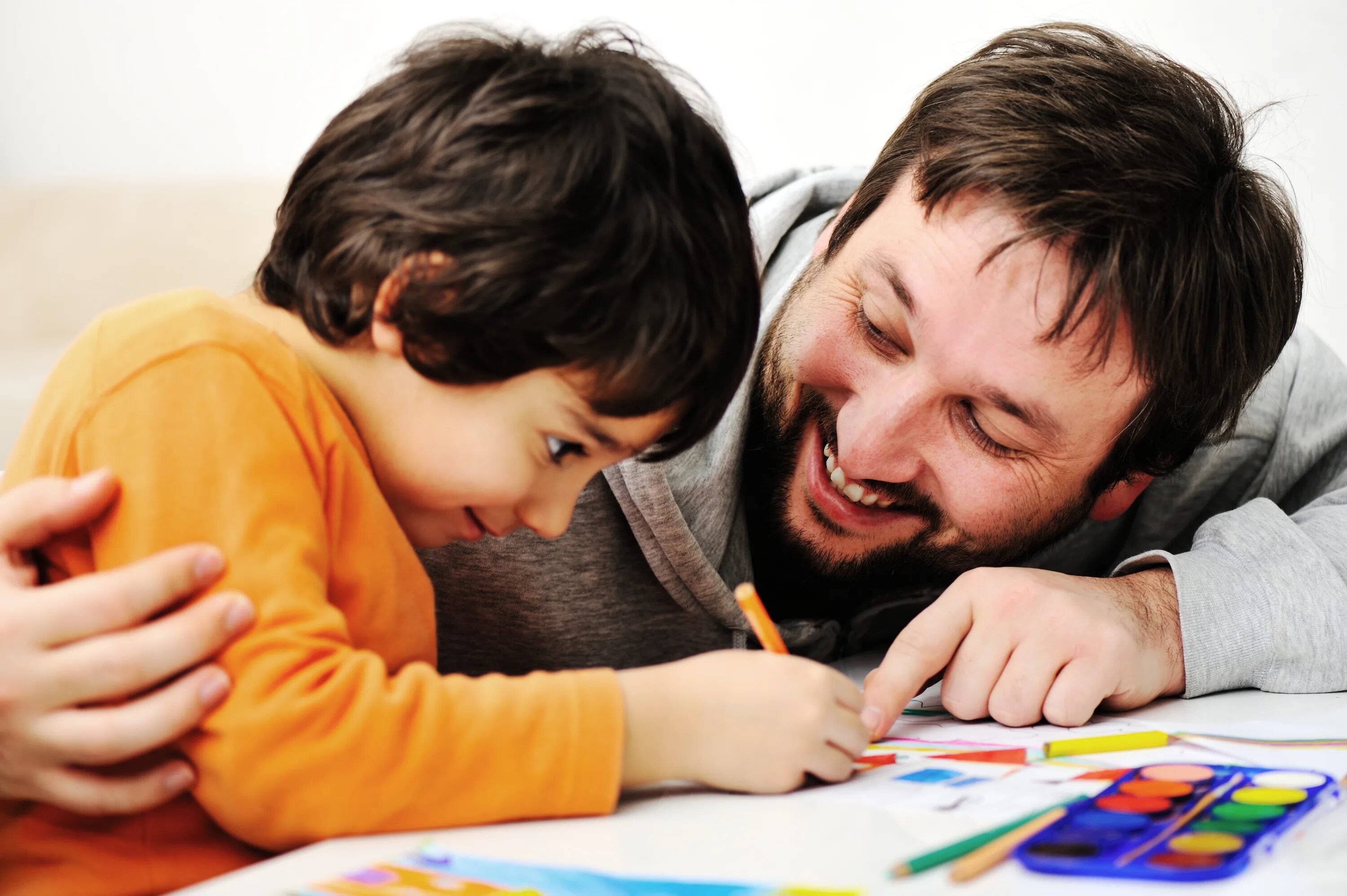 Father learn to