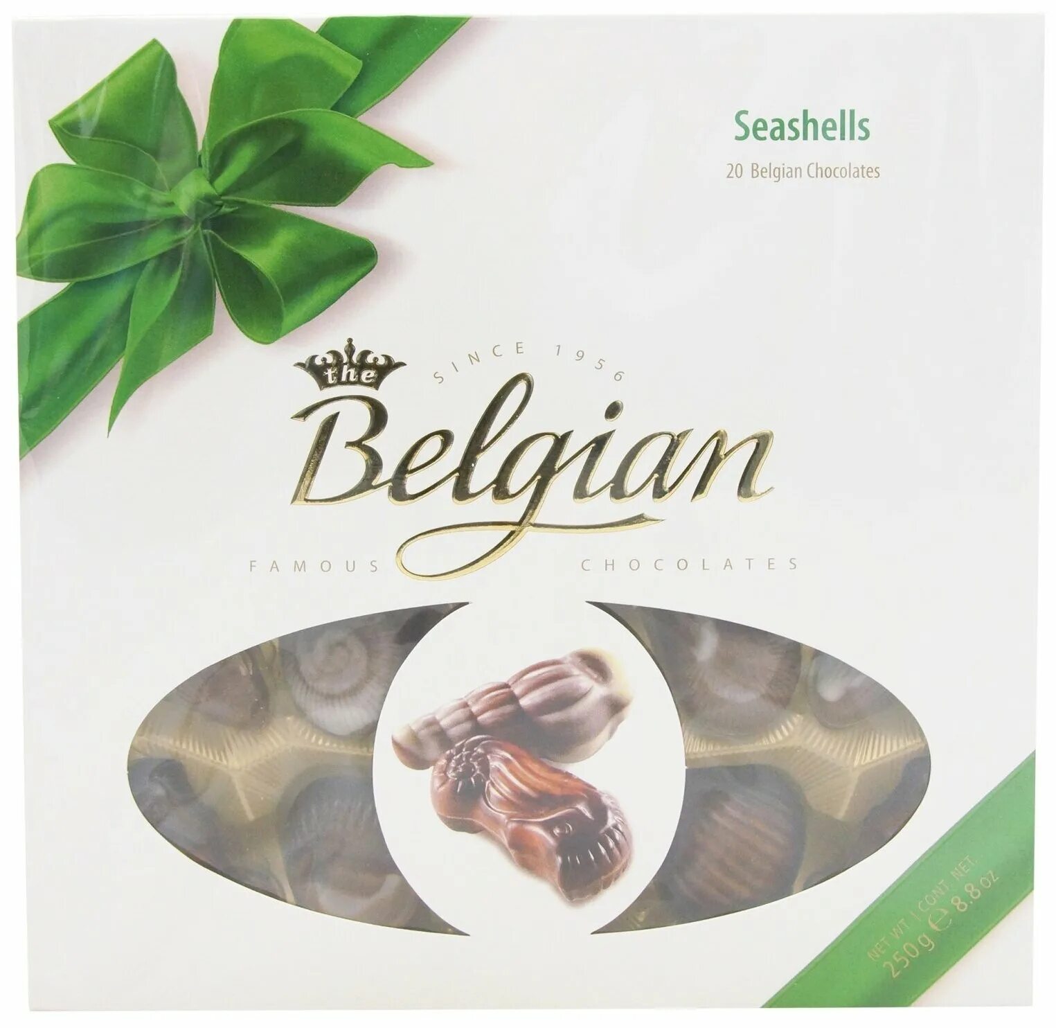 набор конфет belgian pralines 200г. конфеты ракушки belgian дары.
