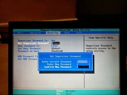 Bios password