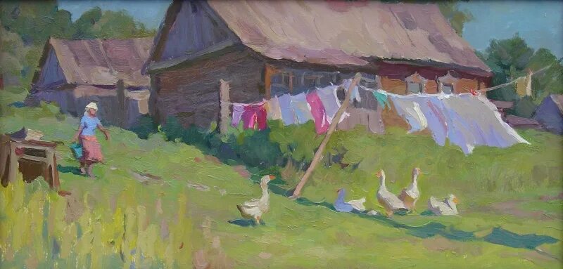 пахать плугом. деревенские заботы. деревенские заботы фото. деревенское детство. художник щрилёв михаил.