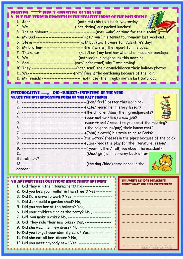 List of questions and answers
